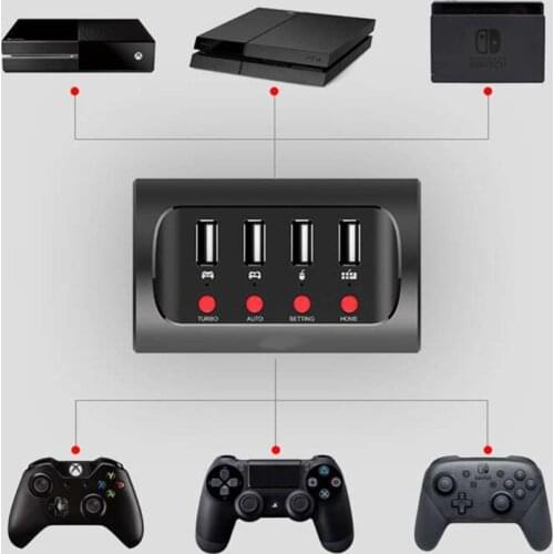 Wired Keyboard Mouse Converter Adapter for Nintend Switch PS4 for PG-9133 PC Game Controller Console Gamepad Converter