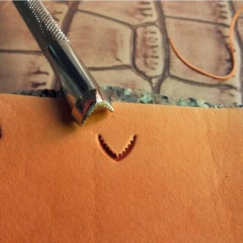 Alloy material vein pattern -Hand-work unique design carving punches stamp craft leather working tools