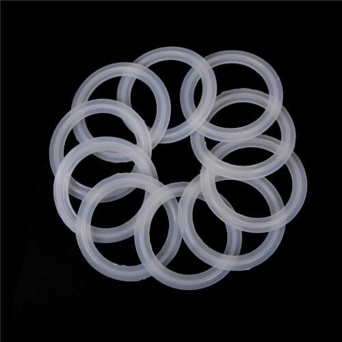 10pcs Silicone Sealing Strip Gasket Ring Washer For Homebrew Dairy Product Fit 51mm Pipe*64mm O/D Sanitary 2" Tri Clamp