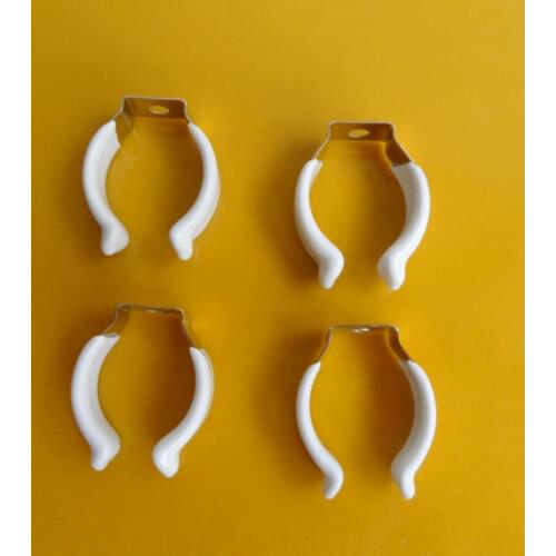 10pcs T9 LED Tube Metal Base Holder Fluorescent Lamp U Clip T9 Clip Connector Fixed lamp clamp