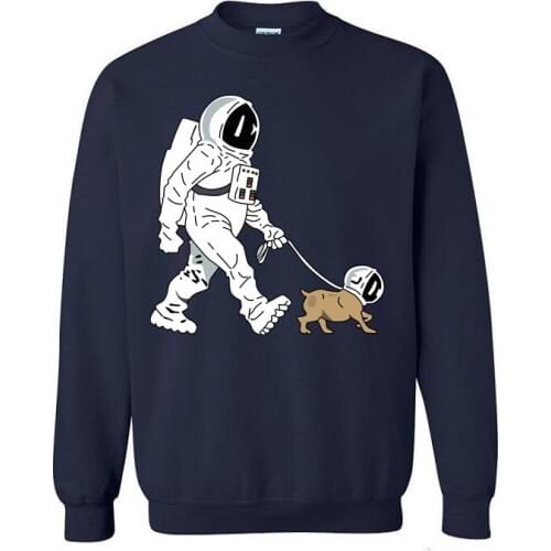 StarmanX Space Mens Sweatshirts SpaceX Spaceship Astronaut Dog jersey youth sportwear casual men pullover The Walking Dead tops