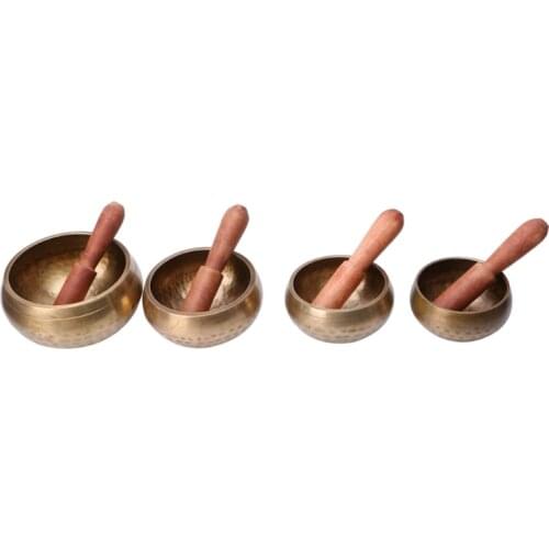 Tibetan Buddhism Singing Bowl Hand Hammered Yoga Copper Chakra Meditation Gift