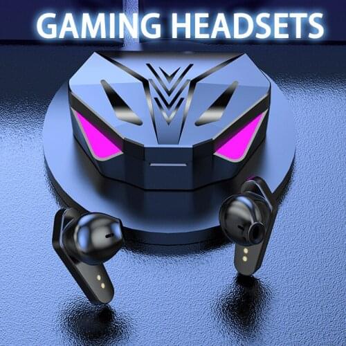 KINGSTAR TWS Gaming Earbuds Wireless Earphones Low Latency Headphones with Mic LCD Display PUGB Sports Bluetooth Gamer Headsets