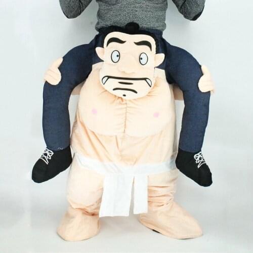 Funny Mascot Costume Japanese Sumo Back Pants Magic High Waist Pants Role-playing Props Fancy Party Game Clothes Cosplay Outfit