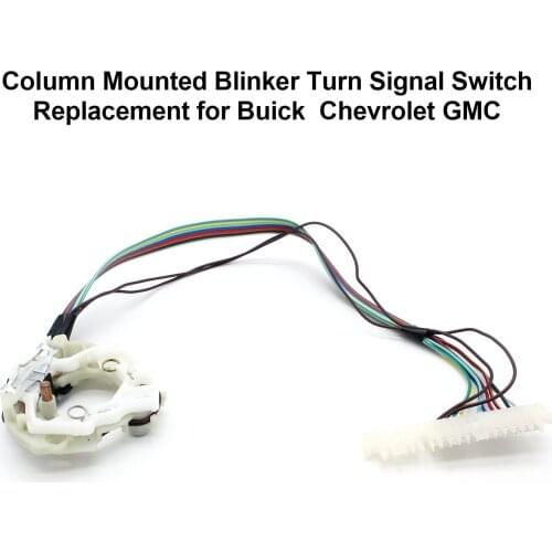 Column Mounted Blinker Turn Signal Switch Replacement for Buick Chevrolet GMC