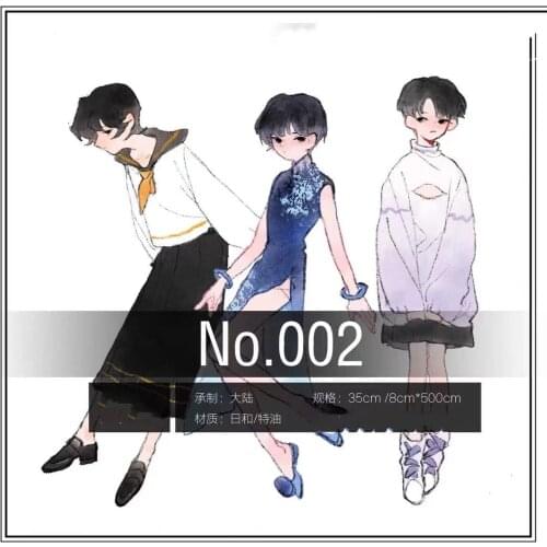 No.002 Washi Tape for Card Making Bullet Journal DIY Scrapbooking Label Sticker