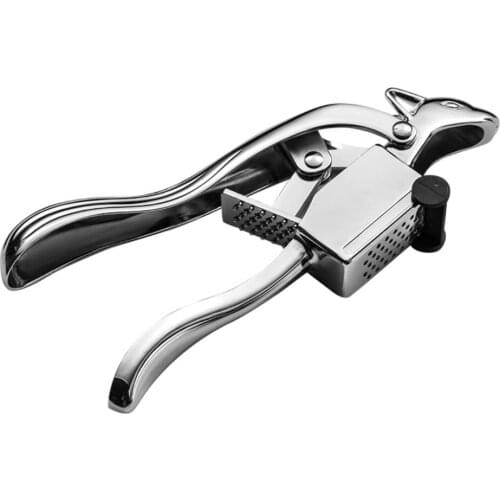 24pcs/lot Metal Garlic Press Creative Squirre Design Garlic Mincer Kitchen Cooking Crusher Handheld Ginger Garlic Mincer Tools