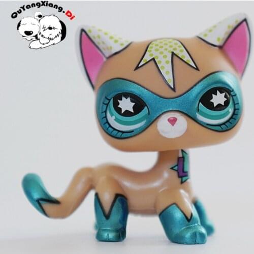 CWM083 Pet Shop Animal Colorful cute cat doll action Figure