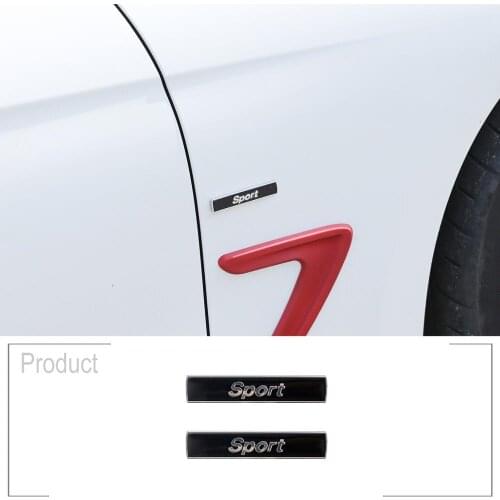For BMW F30 F31 F32 F33 F34 F36 Car 3D “Sport” Emblem Badge Side Fender Sticker