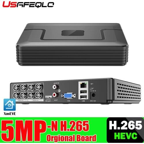 H.265 8CH 5MP 4MP 1080P AHD DVR HVR Surveillance Security CCTV Recorder 3G WIFI Hybrid DVR NVR For Analog AHD CVI TVI IP Camera