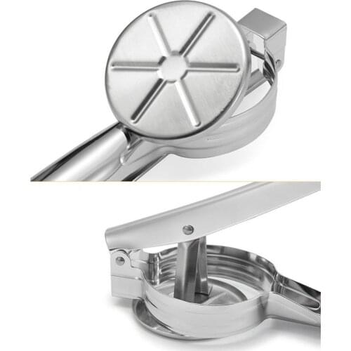 Potato Masher with 3 Interchangeable Discs for Light and Mashed Potato