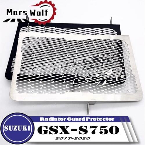 Motorcycle Accessories For SUZUKI GSX-S750 GSXS750 '17-'20 Stainless Steel Radiator Guard Protector Grille Grill Cover Protector