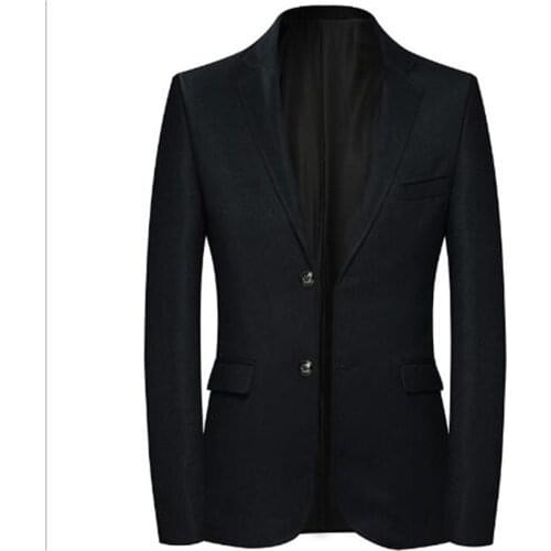 Men Suit BLACK Jacket Mens Jackets for Weddings New Mens Frock Coat Blazer Men Slim Fit Korean Tuxedo Blazer