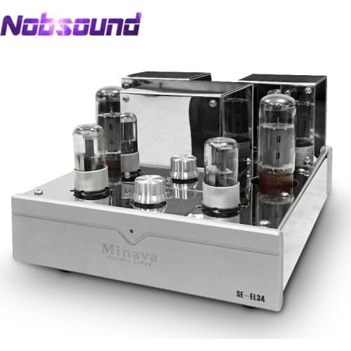 Nobsound HiFi EL34 Valve Tube Power Amplifier Single-ended Class A Home Stereo Audio Amp