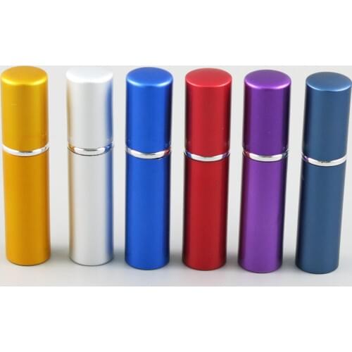 24 x 5 ml Portable Travel Perfume Mini Bottle 6 colors Atomizer Refillable Empty Spray Bottle for Women Girl Spray Container