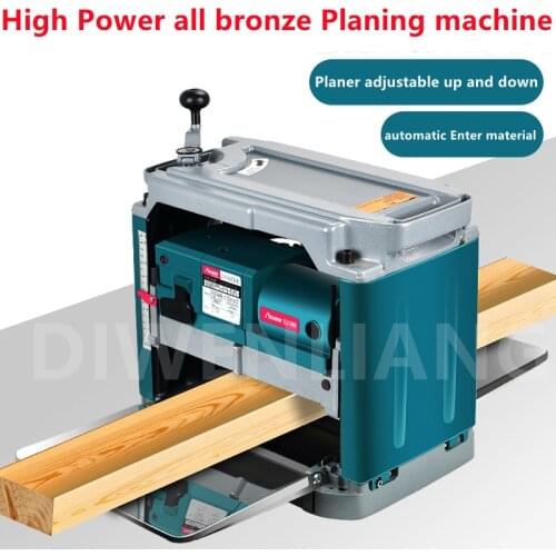 Portable Competitive Bench Electromechanical Wood Thicknesser Electric Wood Planer Mini Carpenter Planer Woodworking Machine