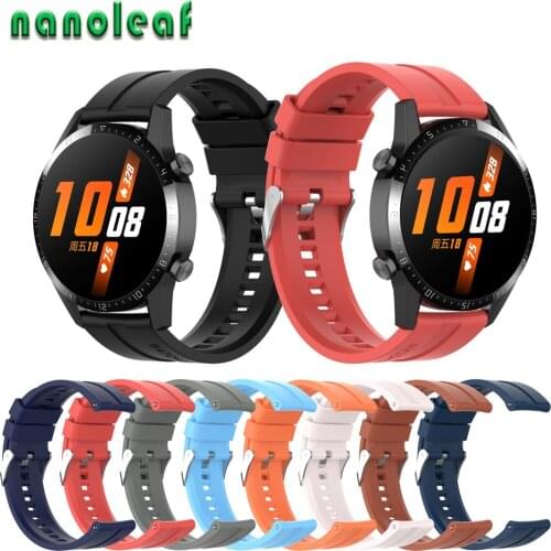 Watch Accessories Sport Silicone Watch Strap for Huawei Watch GT 2 / Pro GT2e GT2 Replacement Watchband 22MM Bracelet Belt