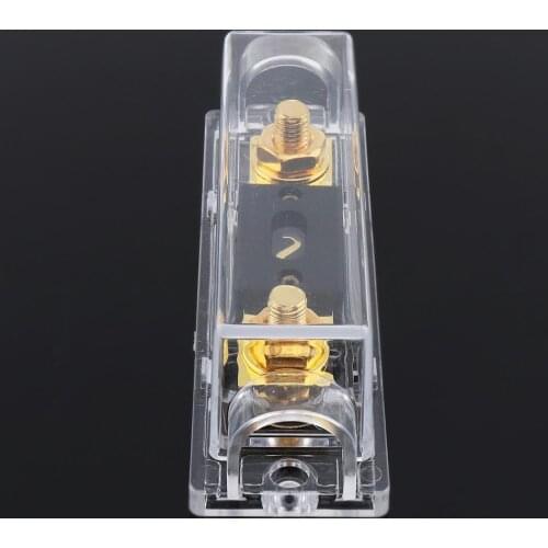 Universal 100A Car Audio Power Fuse Holder Fuse Box Audio Amplifier Refit Fuse Adapter