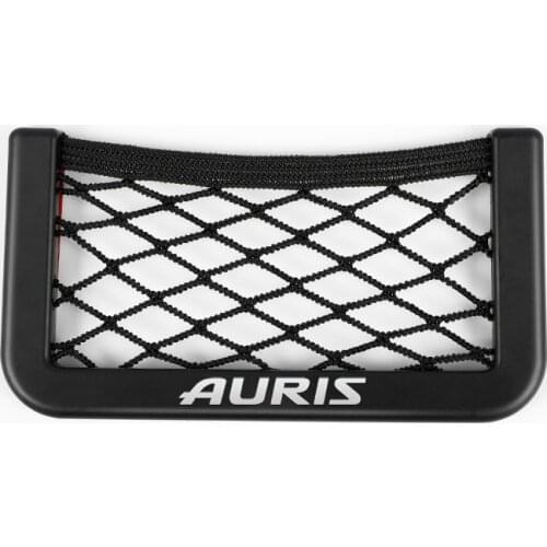 Car Storage Net Bag Phone Holder Pocket Organizer for Toyota Auris 2007 2008 2017 Stickers Accessories