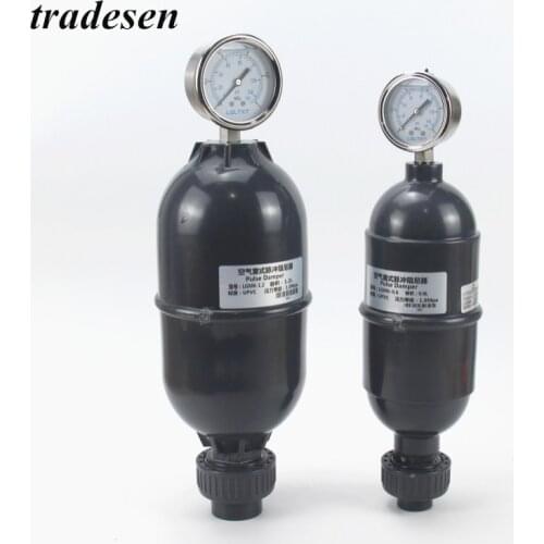 1pc UPVC Inner 20-63mm Pulsating damper buffer Tank PVC Pipe connector for Industrial Household pump buffer pressure instrument