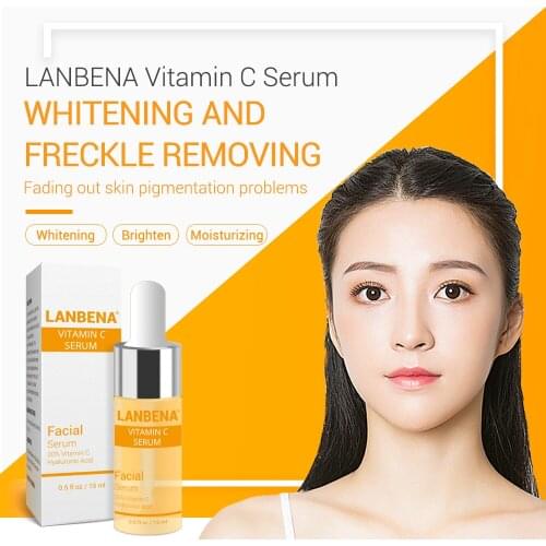 15ml Natural Vitamin C Serum Liquid Hyaluronic Acid Essence Moisturizng Anti Aging Anti Wrinkle Serum for Skincare oil