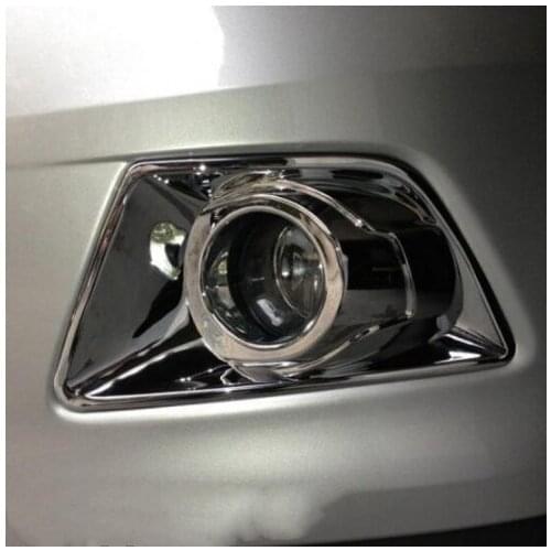 ABS Chrome car front fog light cover trim 2pcs For Ford Ecosport 2013 2014 2015 2016 2017