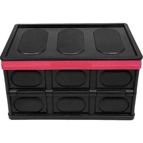 Car Storage Box Car Storage Tools Foldable Storage for Trunk Multifunctional Folding Storage Box Water Storage Box 55L