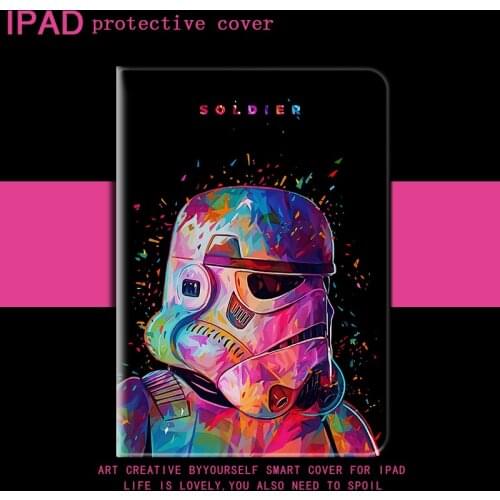 Star Wars Stormtrooper Cover for IPad 10.2 2019 for IPad Mini 1 2 3 Case for 9.7 2017 2018 IPad Air 1 2 9.7 Tablet Soft Funda