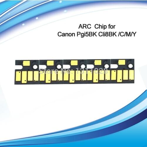 INK WAY PGI-5BK CLI-8BK C M Y Compatible auto reset chip ARC for CANON PIXMA IP4200 4300 4500 ,25PCS,Free shipping
