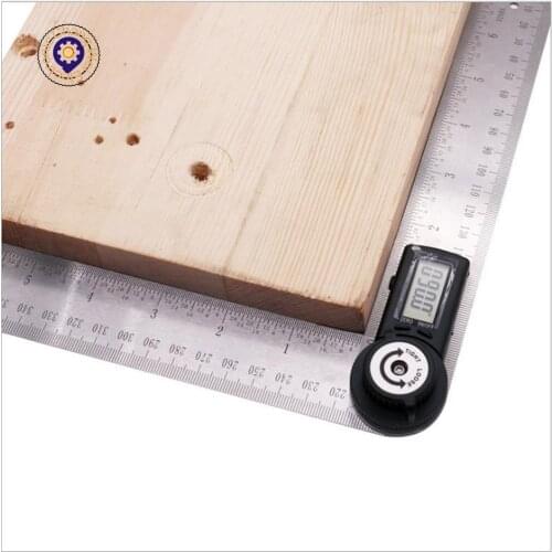 CNC 2-in-1 Digital Angle Ruler Digital Leveling Ruler Angle Finder Inclinometer Angle Measuring Device