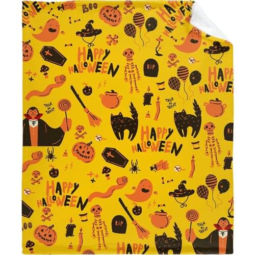 Cryfox Fleece Blankets On The Sofa