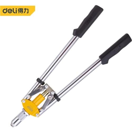 Deli Double Riveter 460mm Single Riveter Snap Ring Hand Wire Stripper Nippers Multipurpose Kits Hand Tools Multi-function