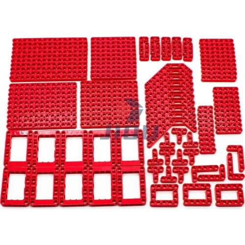 MOC Technology Bricks Accessory Bulk Technical Liftarm Beam Thick 120pcs Compatible High-tech Building Blocks Educational Toys