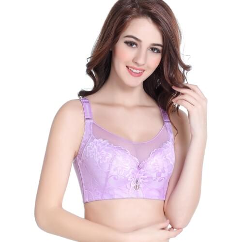 Deep V Lace Bra Sexy Exquisite Lace Bra Womens Underwear Push Up Bra Large Size Bra Eight colors available