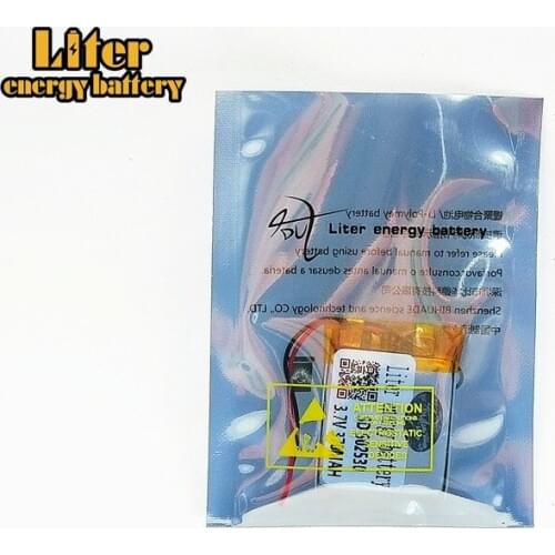 3.7V lithium polymer battery 502530 052530 370MAH Li-ion batteries For MP3 MP4 MP5 GPS Smart Watch stereo Bluetooth power bank