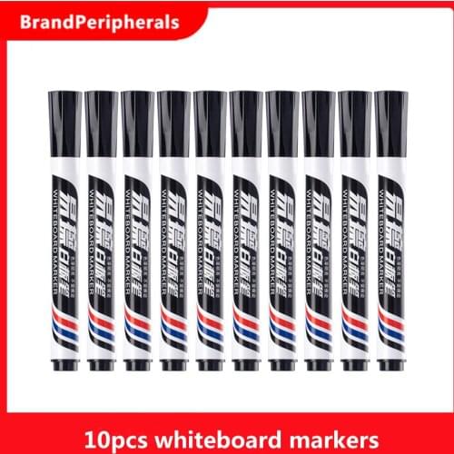 10PCS Dry Erase Markers White Board Marker Pens Children Drawing Pen for School Classroom Office Home Stationery Supplies