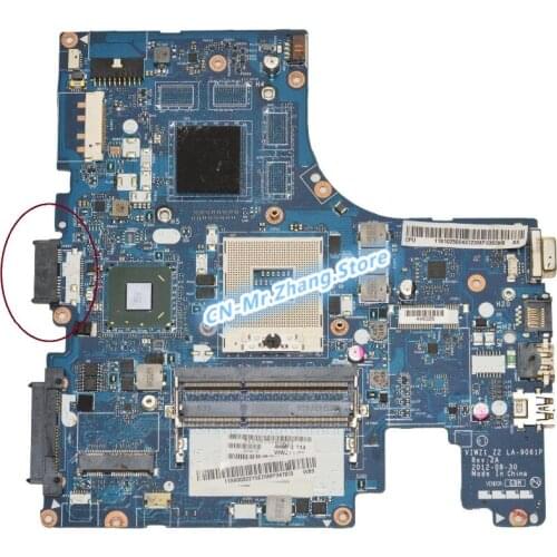 SHELI FOR Lenovo Z400 P400 Laptop Motherboard 11S90002215 90002215 DDR3 VIWZ1_Z2 LA-9061P