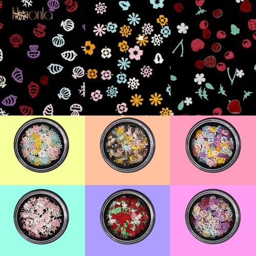 Fashion Spring Style 100pcs/box Colorful Sequins Nail Art Glitter Tips 3D Ultra-thin Shiny Nail Flakes DIY Nail Accessories