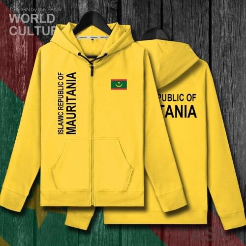 Mauritania Mauritanian MR MRT mens sweatshirt hoodies winter zipper cardigan jerseys coats men jackets and casual clothes 2018