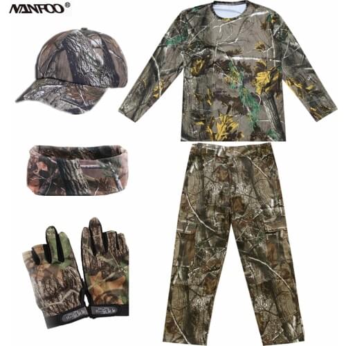 New Spring Summer Bionic Twigs Camouflage Fishing Suit Breathable Long Sleeve T-shirt Pants Tactical Military Ghillie Suits
