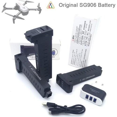 Original SG906 Battery 7.4V 2800mah LiPo Battery Spare Part Accessories For SG906 GPS 4K RC DRONE Parts