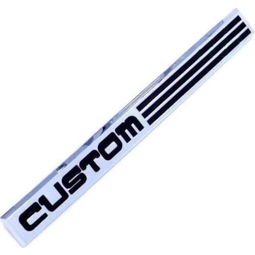 1PC Free Shipping Plastic F150 F-150 Custom Auto 3d Chrome Sticker Emblem Badge Logo