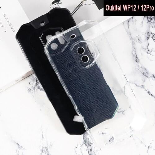 Camera Fine Hole Anti-knock Protective Phone Case For Oukitel WP12 Silicone Soft TPU Coque Back Cover For Oukitel WP12 Pro Case