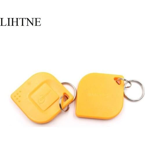 2PCS 125KHz TK4100 RFID Proximity ID Key Fobs ID Token Tag Card Tag For Door Access Control