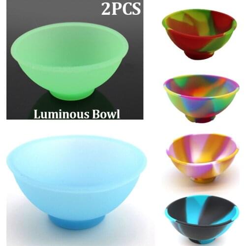 Grow In The Dark Anti-Drop Silicone Bowl Salt Sauce Sugar Butter Dressing Bowl Tableware Bowl Kitchen Accessories