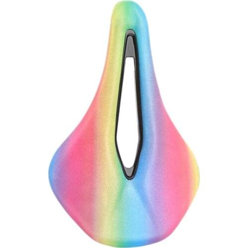 Bike Seat Lightweight Color Bike Saddle Breathable Bicycle Seats Ergonomic Design for Mountain Road Bikes Cycling Gel