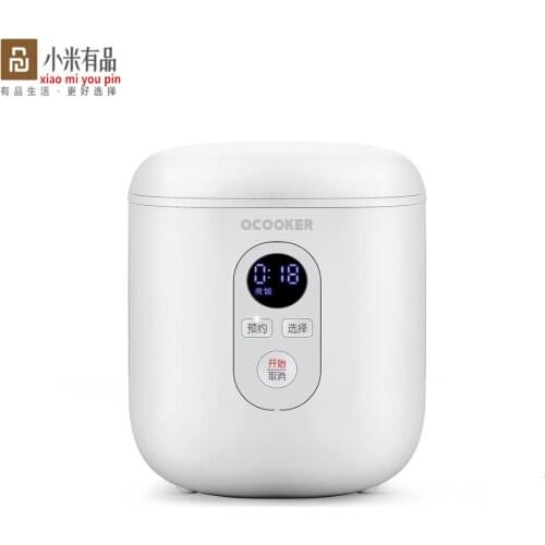 Xiaomi Qf1201 Mini 1.2l Rice Cooker 300w Smart 1.2l Kitchen Appliances Reservation Lcd Rice Cooker From Xiaomi Youpin