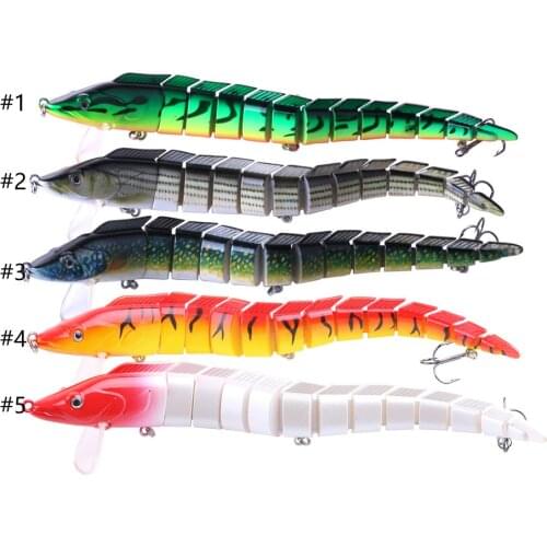 13 Multi-Section Swimming Wobblers 1Pcs 23cm 46g Bass Striper Swimbait Artificial Big Jerkbait Long Fishing Lures