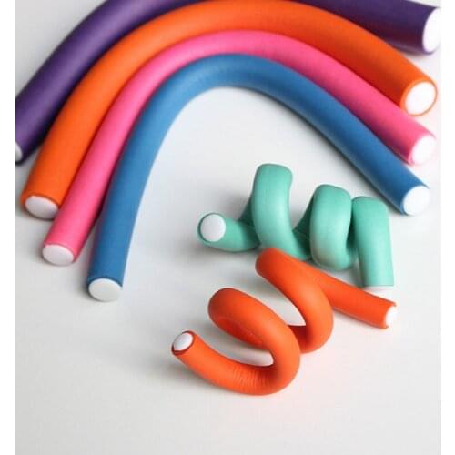 10 Pcs/Set Hair Curler Magic Air Hair Roller Curling Sticks Soft Foam Twist Flexi Rods Hair DIY Styling Tool RP