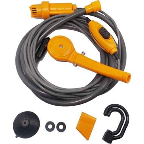 12V Portable Travel Camping ducha Car Pet Dog Shower 2020 Washer Electric Pump Outdoor Hiking Kit